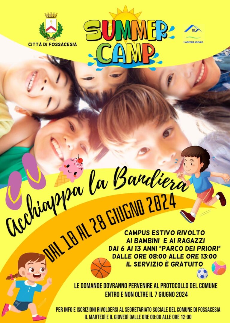 Campus Estivo “Acchiappa la Bandiera” a Fossacesia