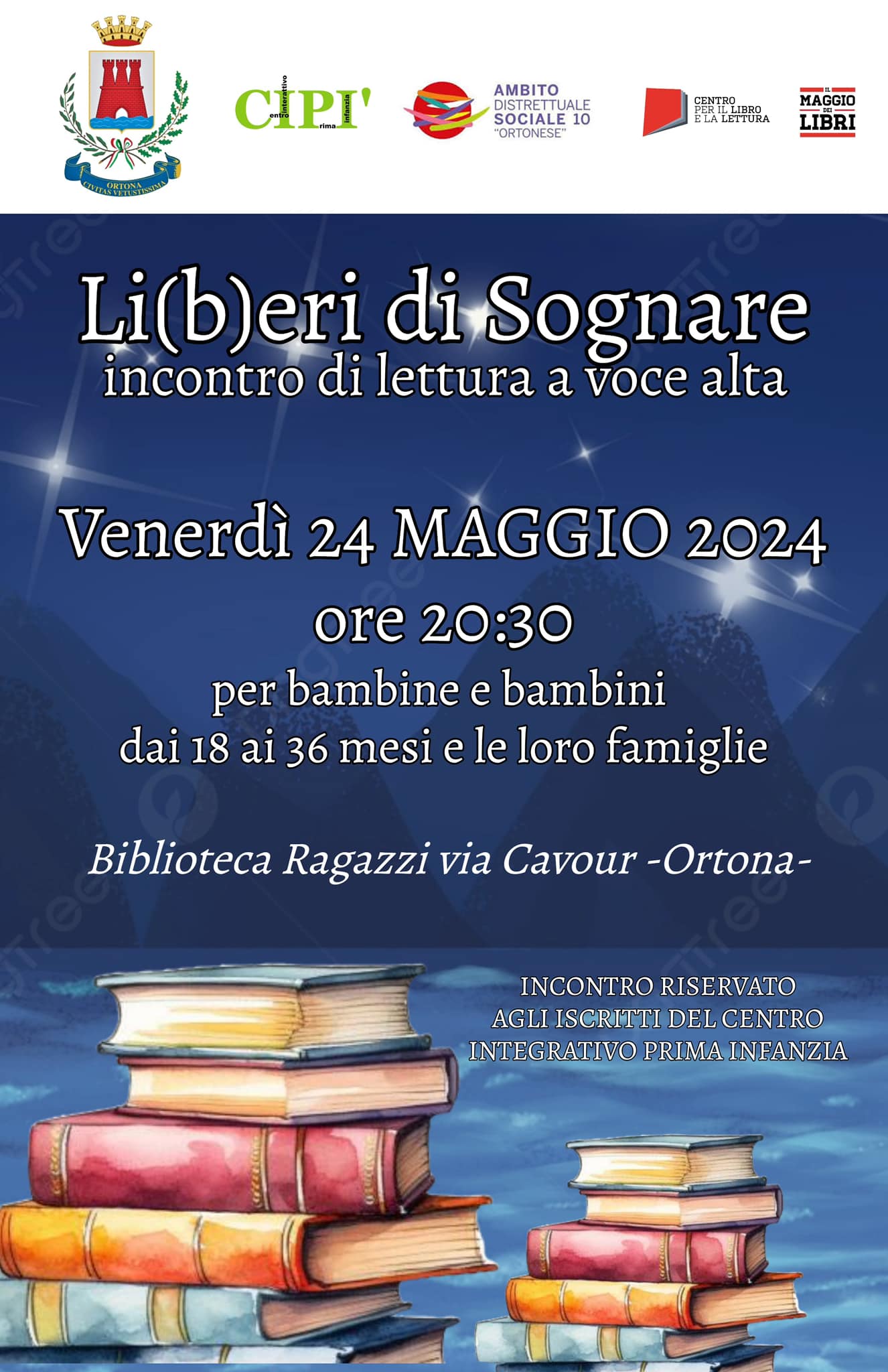 Li(b)eri di Sognare: letture ad alta voce per bambini e famiglie a Ortona